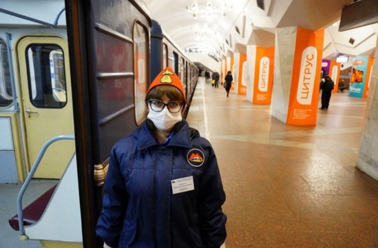 Харківський метрополітен виконує заходи щодо попередження захворюваності на ГРВІ та коронавірус